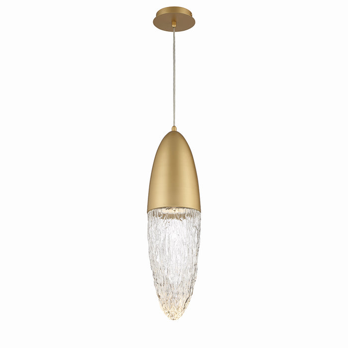 Eurofase 43857-037 One Light Pendant, Gold