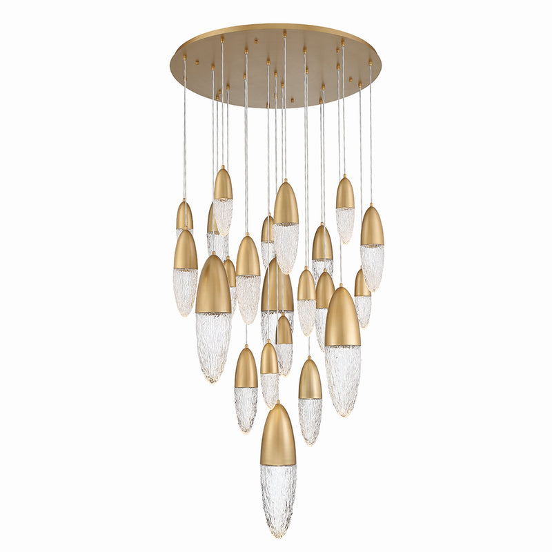 Eurofase 43860-036 22 Light Chandelier, Gold