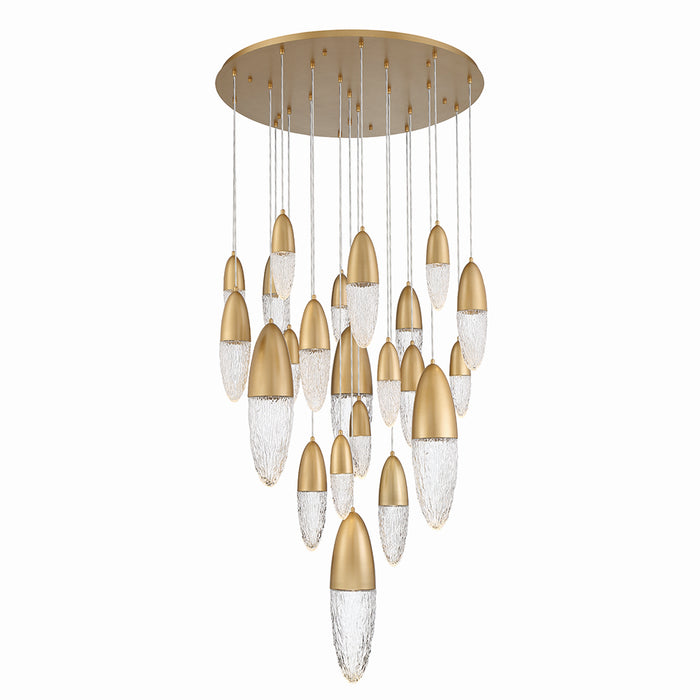 Eurofase 43860-036 22 Light Chandelier, Gold