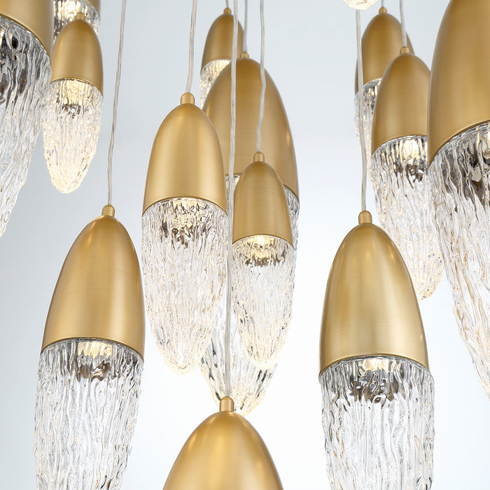 Eurofase 43860-036 22 Light Chandelier, Gold