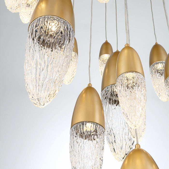 Eurofase 43860-036 22 Light Chandelier, Gold