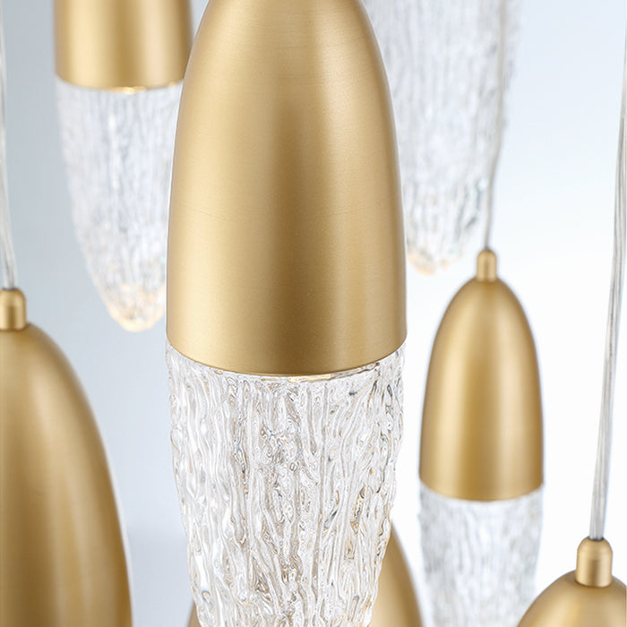 Eurofase 43860-036 22 Light Chandelier, Gold