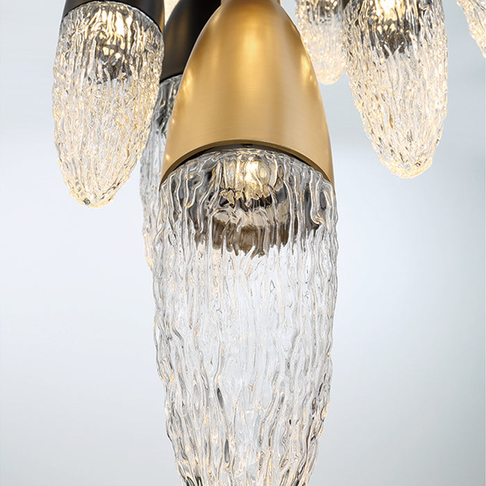 Eurofase 43860-043 22 Light Chandelier, Gold-Black