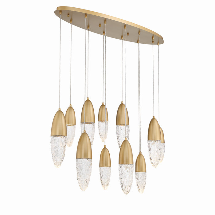 Eurofase 43861-035 12 Light Chandelier, Gold