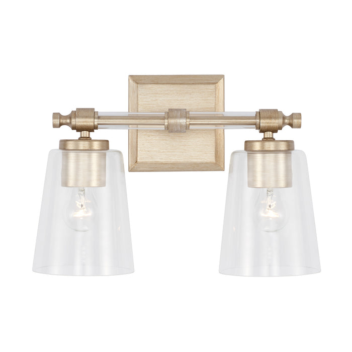Capital Lighting 144821BS-523 Two Light Vanity, Brushed Champagne