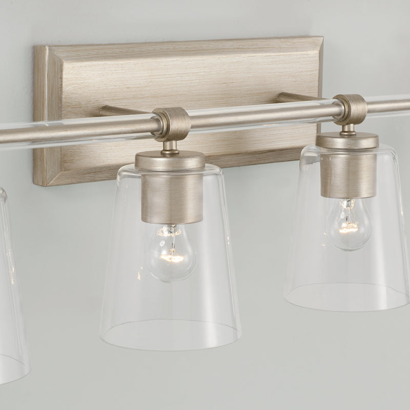 Capital Lighting 144841BS-523 Four Light Vanity, Brushed Champagne