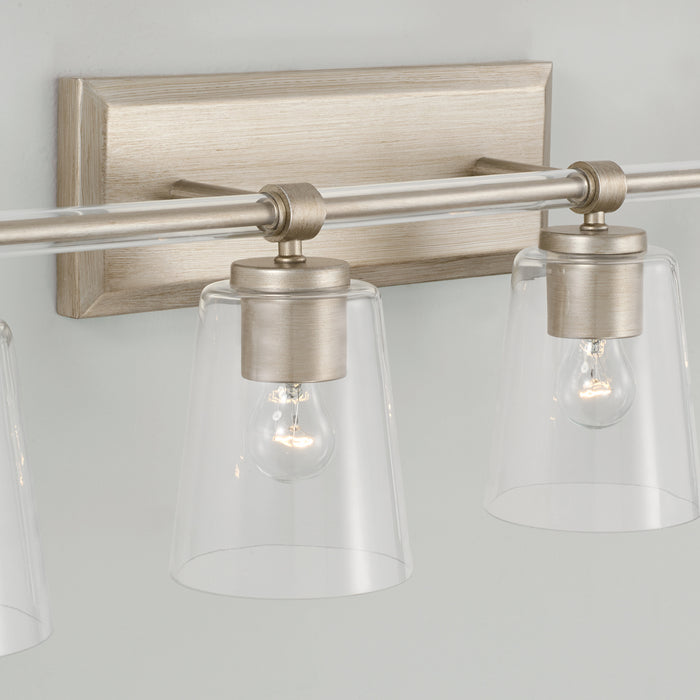 Capital Lighting 144841BS-523 Four Light Vanity, Brushed Champagne