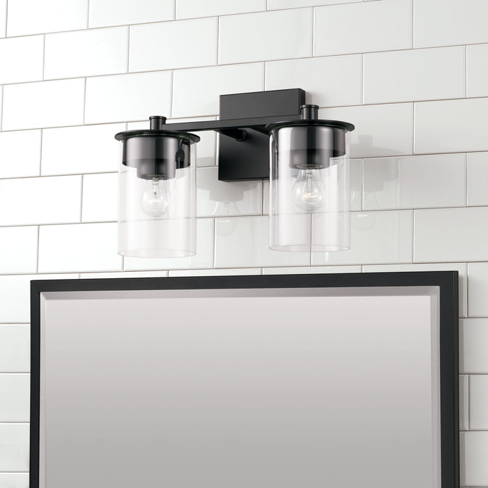 Capital Lighting 146821MB-532 Two Light Vanity, Matte Black