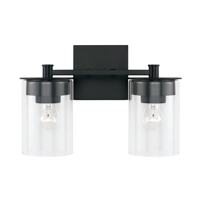Capital Lighting 146821MB-532 Two Light Vanity, Matte Black