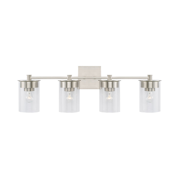 Capital Lighting 146841BN-532 Four Light Vanity, Brushed Nickel