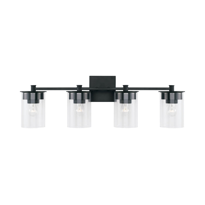 Capital Lighting 146841MB-532 Four Light Vanity, Matte Black