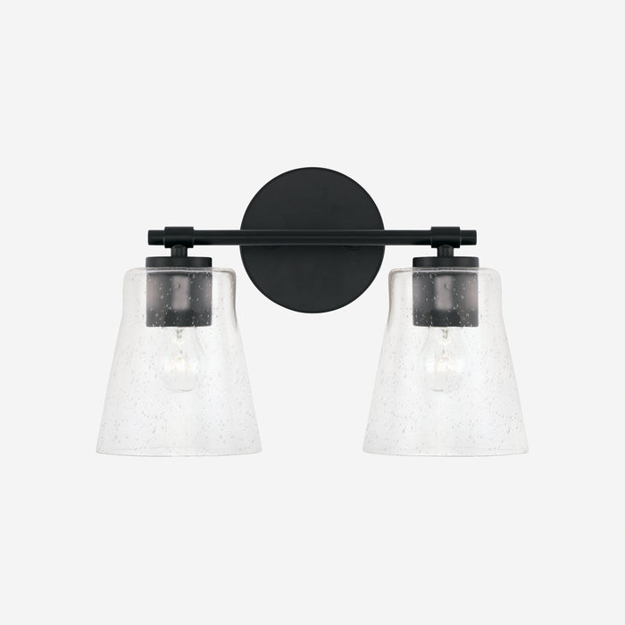 Capital Lighting 146921MB-533 Two Light Vanity, Matte Black