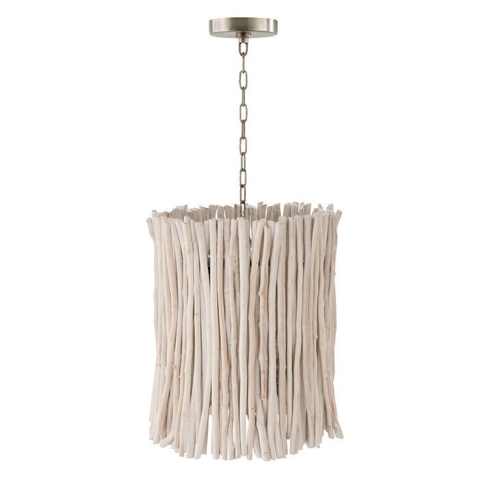 Capital Lighting 340242PP Four Light Pendant, Brushed Pewter