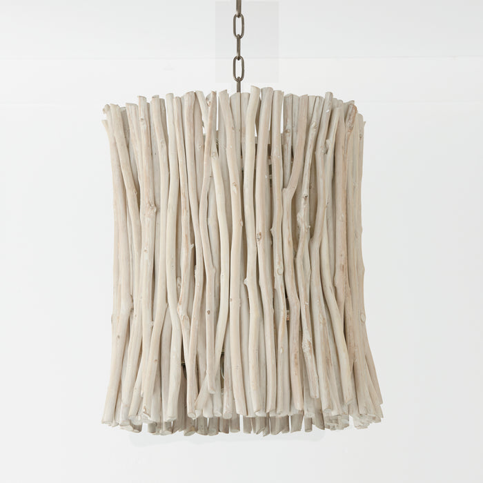 Capital Lighting 340242PP Four Light Pendant, Brushed Pewter