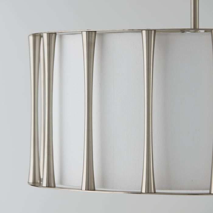 Capital Lighting 344641BN Four Light Pendant, Brushed Nickel
