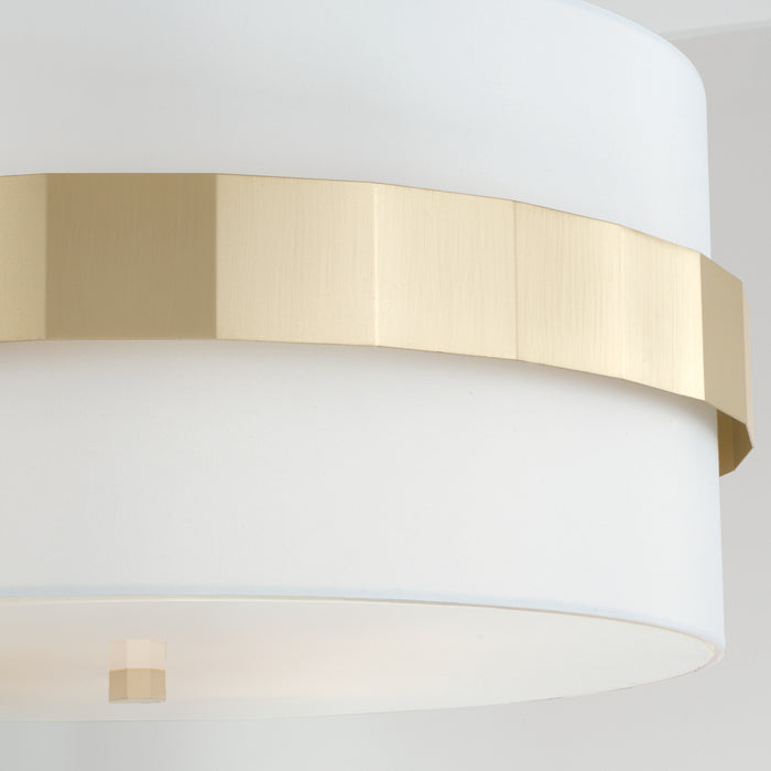 Capital Lighting 346241SF Four Light Pendant, Soft Gold