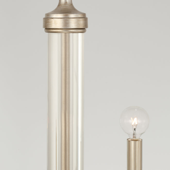Capital Lighting 444861BS Six Light Chandelier, Brushed Champagne