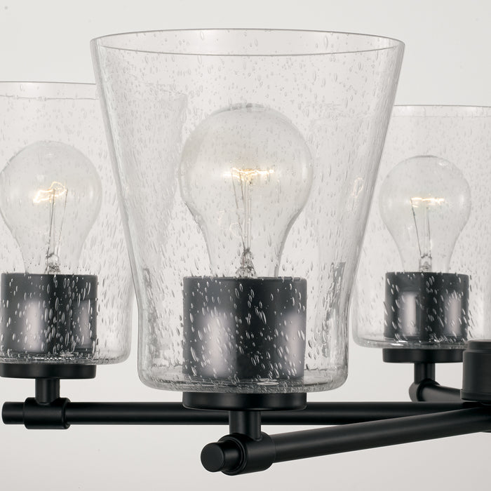 Capital Lighting 446951MB-533 Five Light Chandelier, Matte Black