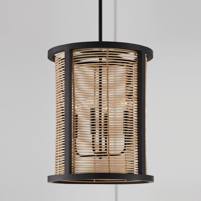 Capital Lighting 544041FK Four Light Foyer, Flat Black