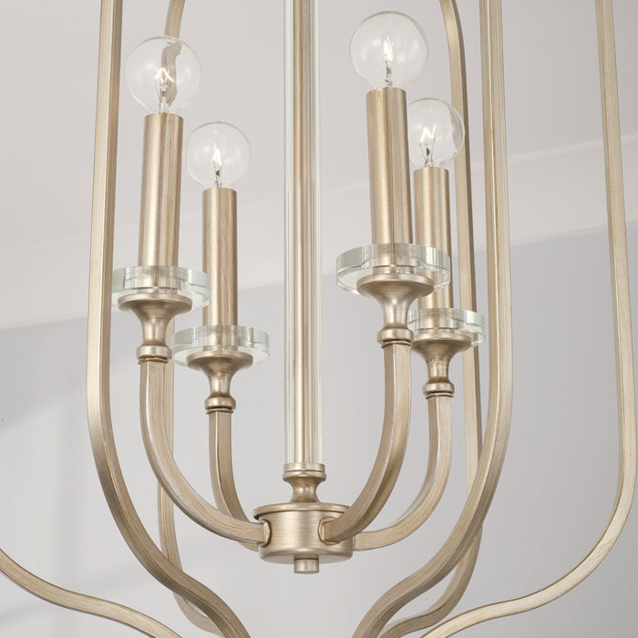 Capital Lighting 544841BS Four Light Foyer, Brushed Champagne