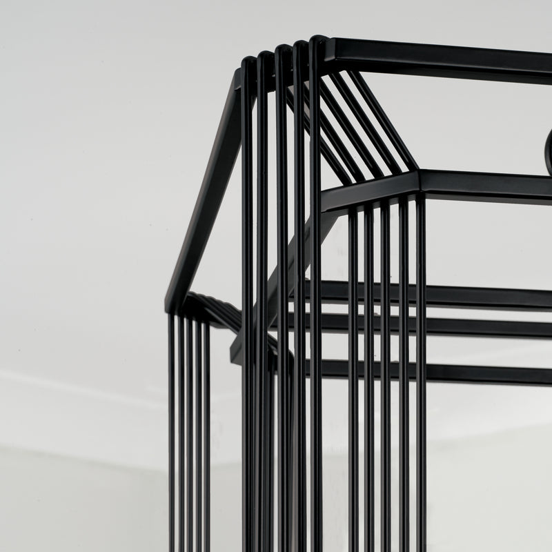Capital Lighting 546041MB Four Light Foyer, Matte Black