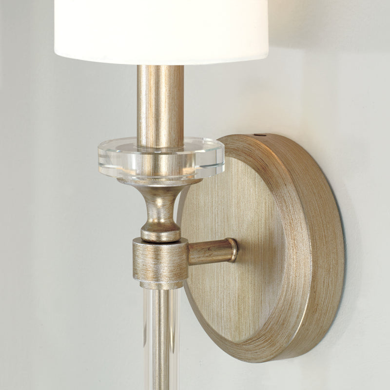 Capital Lighting 644811BS-703 One Light Wall Sconce, Brushed Champagne