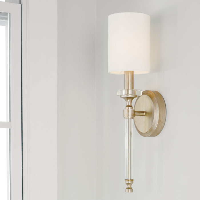 Capital Lighting 644811BS-703 One Light Wall Sconce, Brushed Champagne