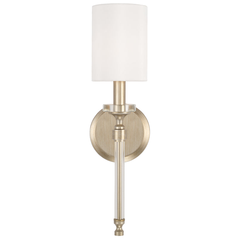 Capital Lighting 644811BS-703 One Light Wall Sconce, Brushed Champagne