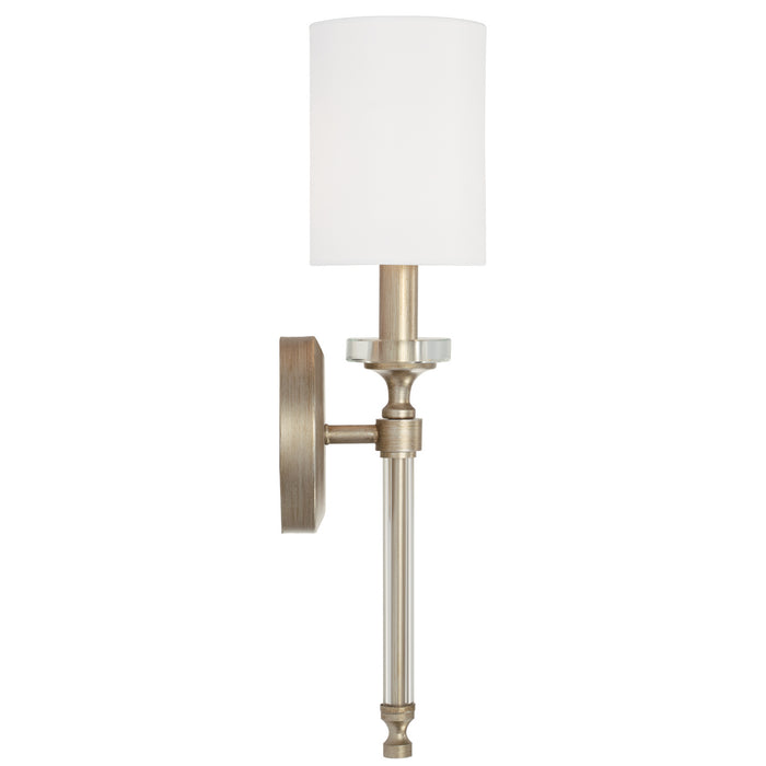 Capital Lighting 644811BS-703 One Light Wall Sconce, Brushed Champagne