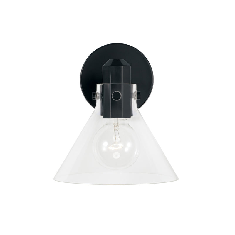 Capital Lighting 645811MB-528 One Light Wall Sconce, Matte Black