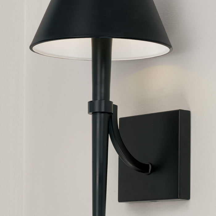Capital Lighting 645911MB One Light Wall Sconce, Matte Black