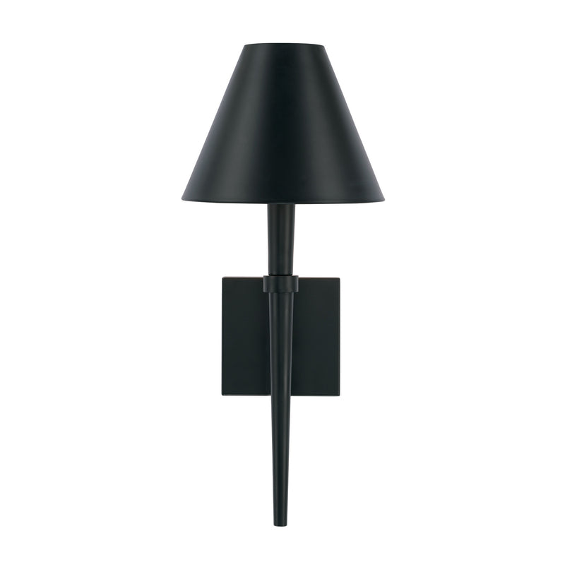 Capital Lighting 645911MB One Light Wall Sconce, Matte Black