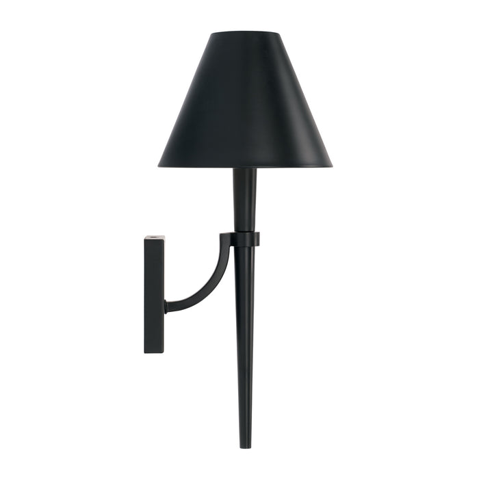 Capital Lighting 645911MB One Light Wall Sconce, Matte Black