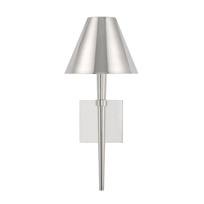Capital Lighting 645911PN One Light Wall Sconce, Polished Nickel