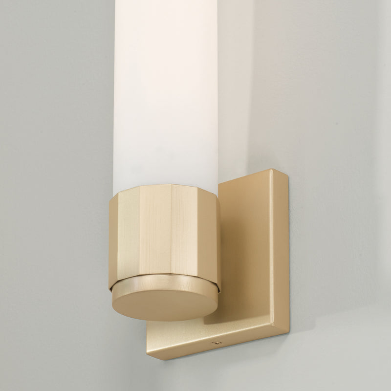 Capital Lighting 646211SF One Light Wall Sconce, Soft Gold