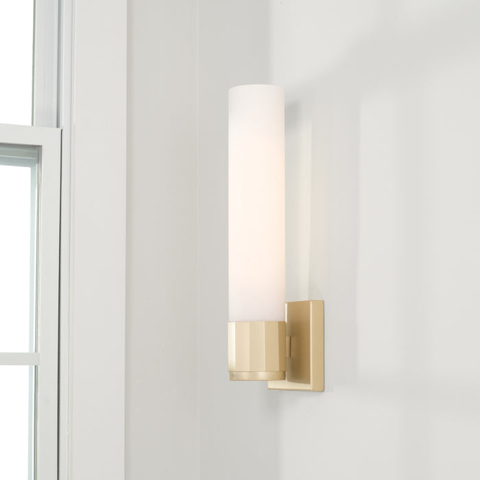 Capital Lighting 646211SF One Light Wall Sconce, Soft Gold