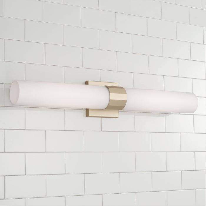Capital Lighting 646221SF Two Light Wall Sconce, Soft Gold