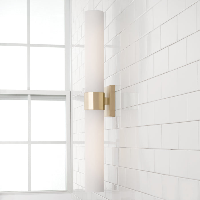 Capital Lighting 646221SF Two Light Wall Sconce, Soft Gold