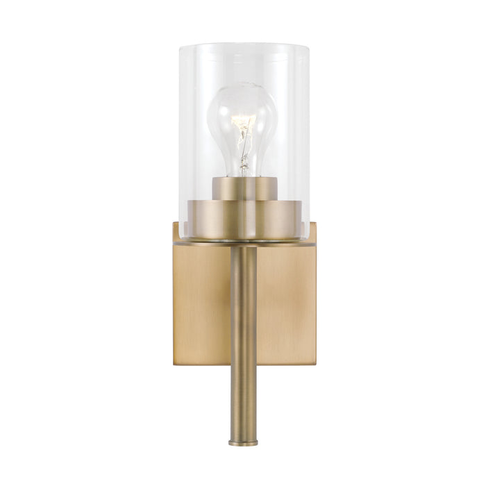 Capital Lighting 646811AD-532 One Light Wall Sconce, Aged Brass
