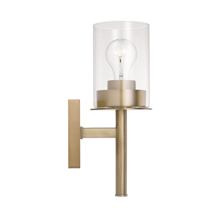 Capital Lighting 646811AD-532 One Light Wall Sconce, Aged Brass