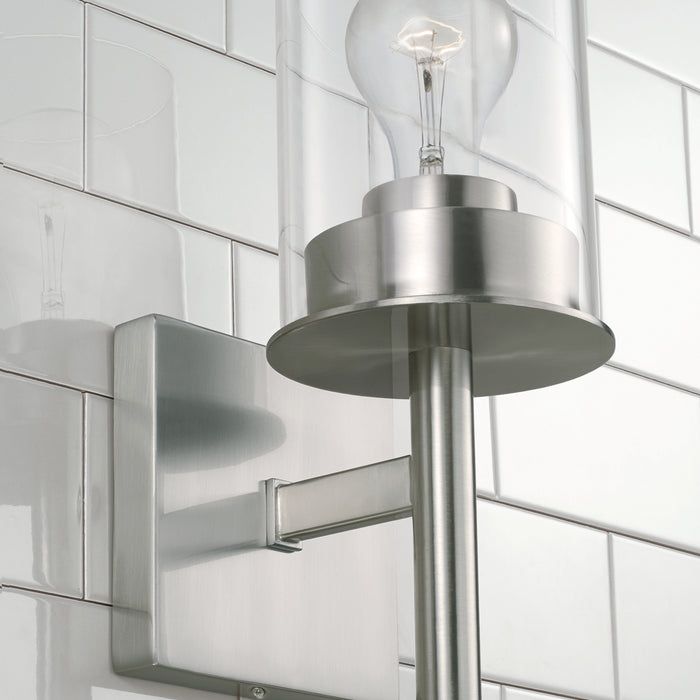 Capital Lighting 646811BN-532 One Light Wall Sconce, Brushed Nickel