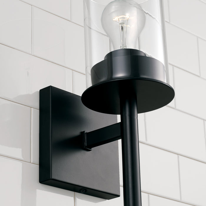 Capital Lighting 646811MB-532 One Light Wall Sconce, Matte Black