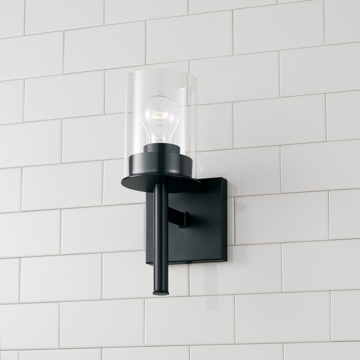 Capital Lighting 646811MB-532 One Light Wall Sconce, Matte Black