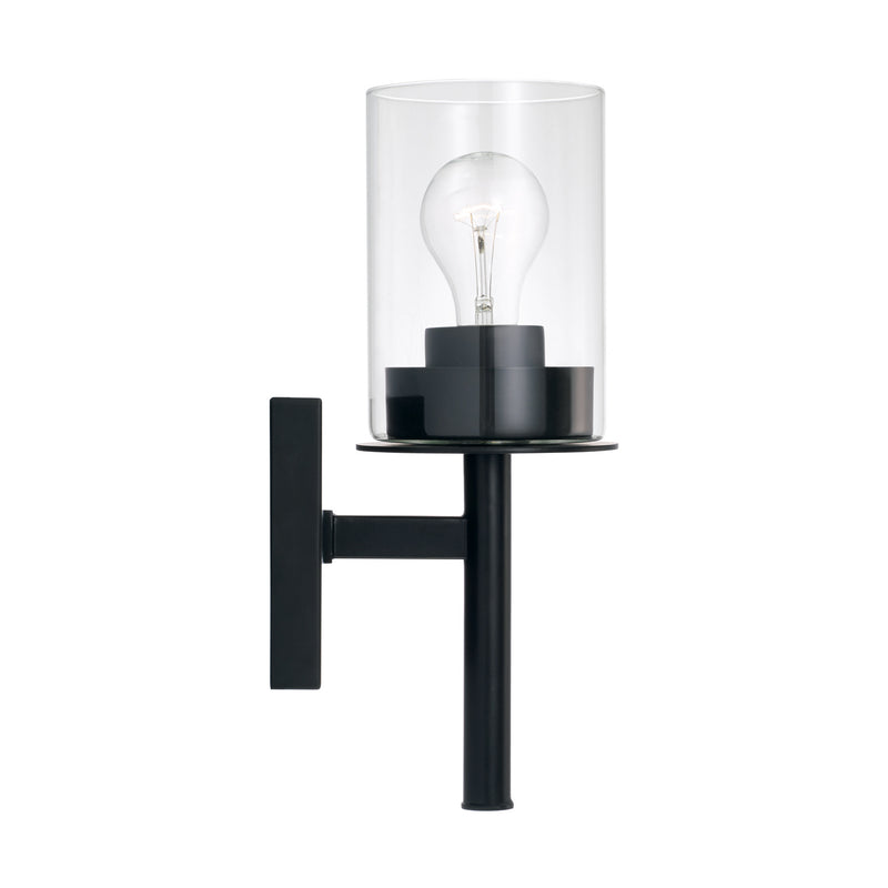 Capital Lighting 646811MB-532 One Light Wall Sconce, Matte Black