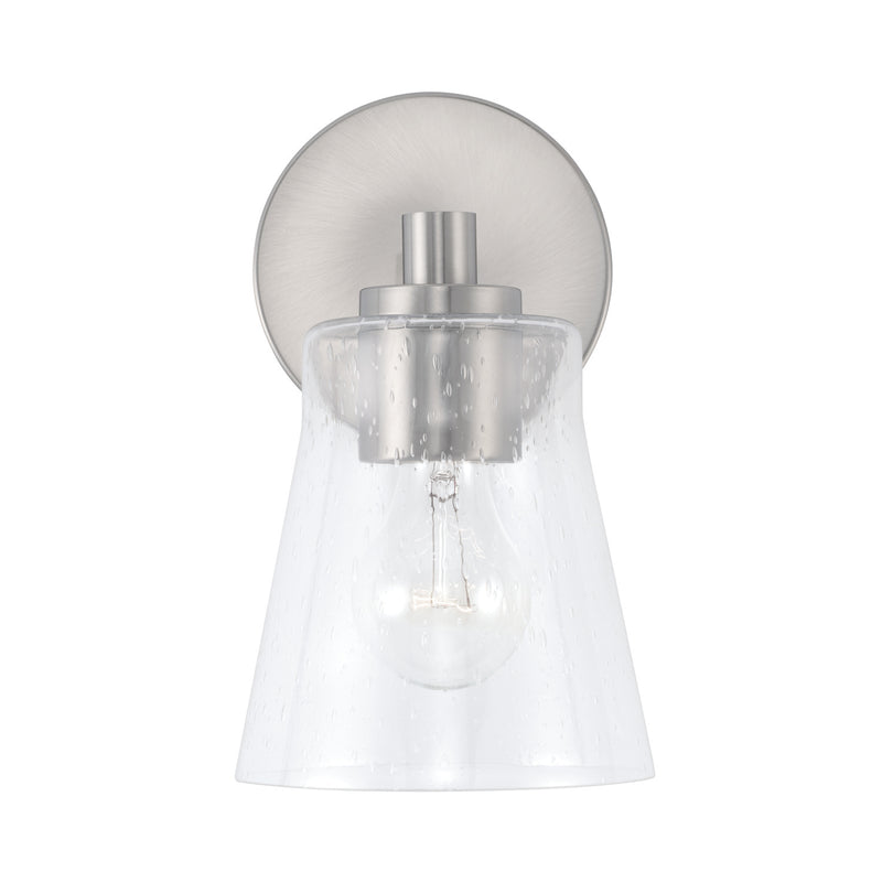 Capital Lighting 646911BN-533 One Light Wall Sconce, Brushed Nickel