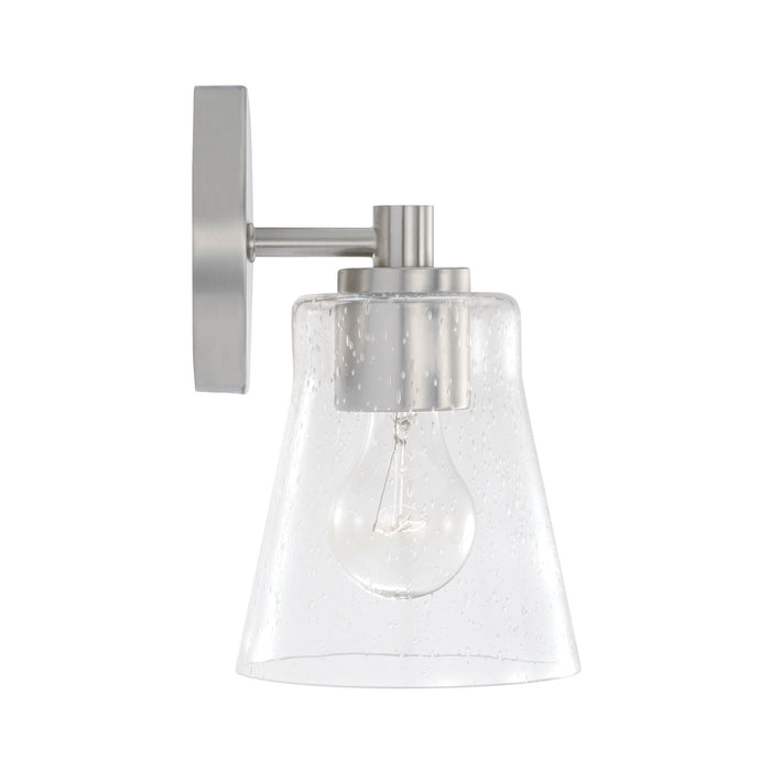Capital Lighting 646911BN-533 One Light Wall Sconce, Brushed Nickel
