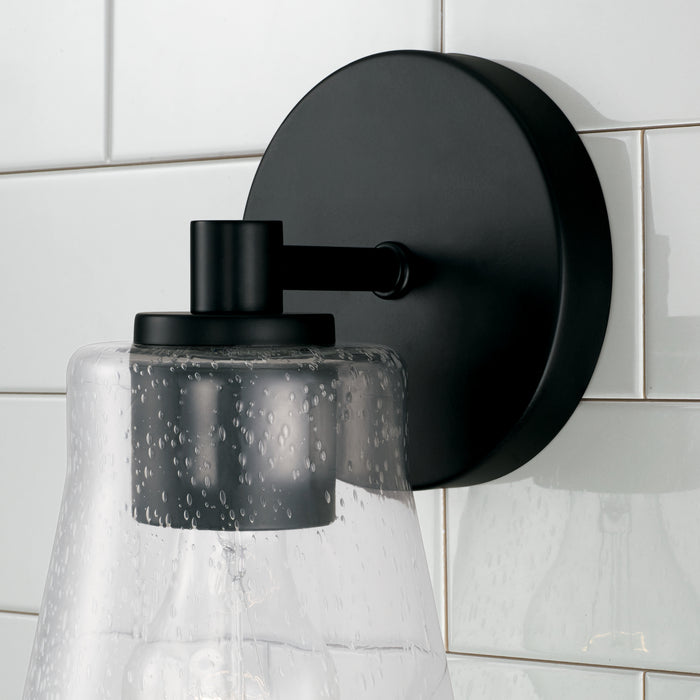 Capital Lighting 646911MB-533 One Light Wall Sconce, Matte Black