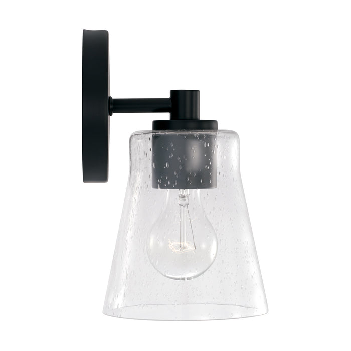 Capital Lighting 646911MB-533 One Light Wall Sconce, Matte Black