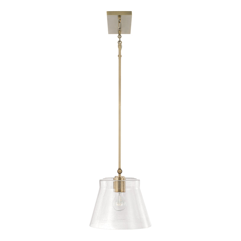 Capital Lighting 846931AD Three Light Island Pendant, Aged Brass