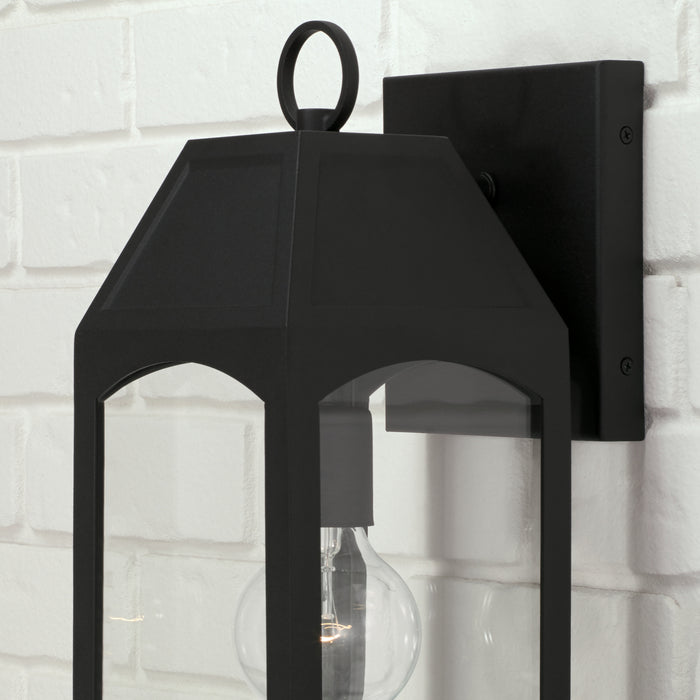 Capital Lighting 946311BK One Light Outdoor Wall Lantern, Black